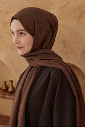 شال قهوه ای زنانه Modakaşmir - کد 862754010