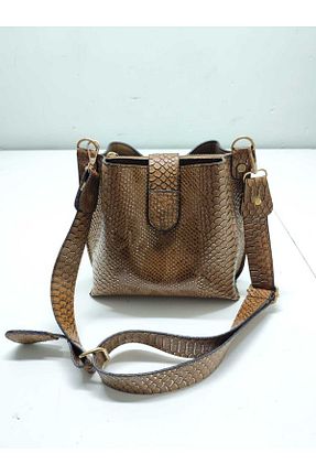 کیف دوشی قهوه ای زنانه چرم مصنوعی DEMBAGS - کد 862755074