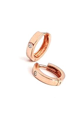 گوشواره نقره طلائی زنانه 925 عیار OSESHOP - کد 52364908