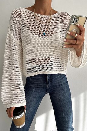 بلوز سفید زنانه Ajurlu Butik - کد 862765416
