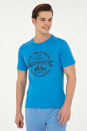 تیشرت آبی مردانه رگولار U.S. Polo Assn. - کد 831817834