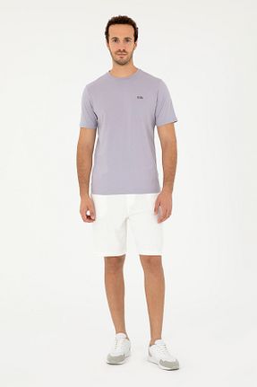 شلوارک و برمودا طوسی مردانه Relaxed U.S. Polo Assn. - کد 843387372