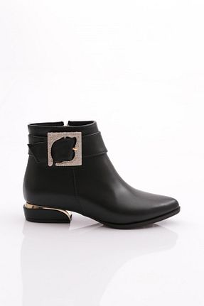 بوت / نیم بوت مشکی زنانه چرم مصنوعی Dgn - کد 862774435
