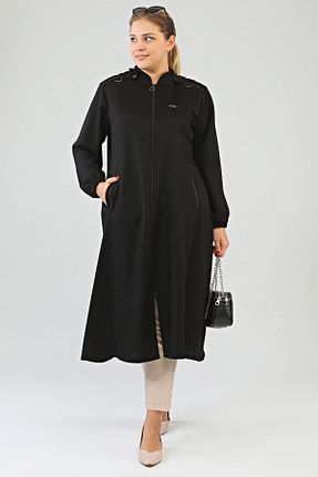 کلاه و ابایا مشکی زنانه مخلوط ویسکون Ferace - کد 641796099