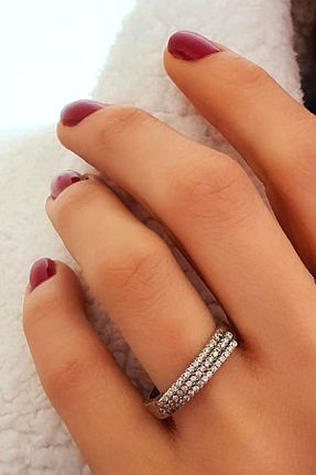 انگشتر نقره زنانه زیرکن OSESHOP - کد 79080672