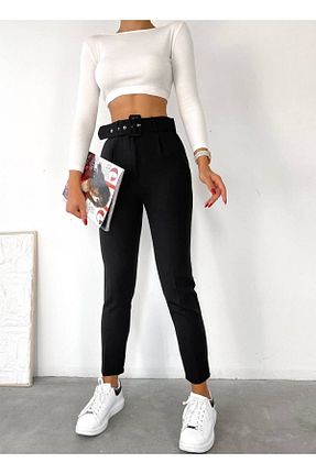 شلوار مشکی زنانه پنبه ای IŞILDA FASHION - کد 862788152
