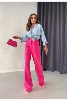 شلوار صورتی زنانه پنبه - الاستین IŞILDA FASHION - کد 862785544