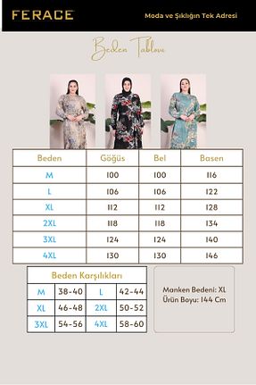 لباس سایز بزرگ مشکی زنانه ویسکون Ferace - کد 790312406