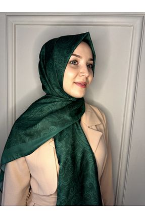 شال سبز زنانه پنبه پلی استر Azrina - کد 862823191