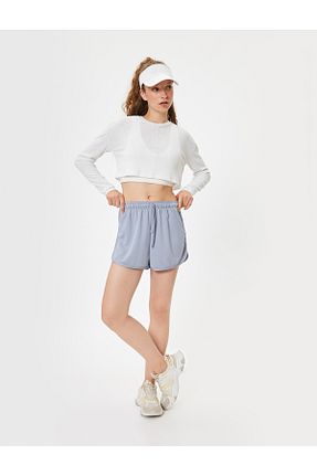شلوارک و برمودا طوسی زنانه Relaxed Koton - کد 845105155