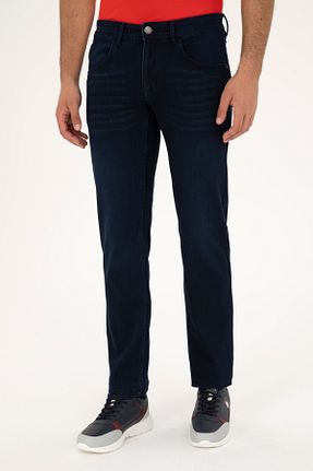 شلوار جین سرمه ای مردانه پارچه U.S. Polo Assn. - کد 836025433
