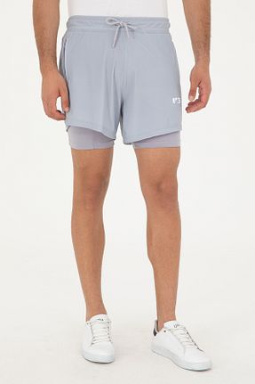 شلوارک و برمودا طوسی مردانه پارچه U.S. Polo Assn. - کد 843810318