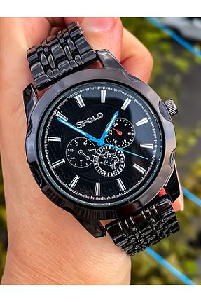 ساعت مچی مشکی مردانه 41-45 میلی متر S.POLO - کد 824204473
