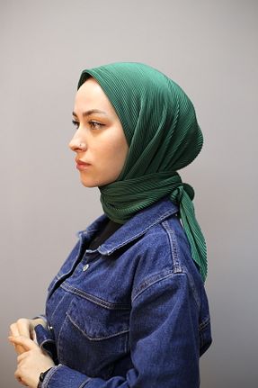 روسری سبز پلی استر Akel - کد 860686332