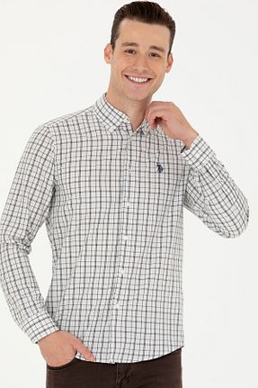 پیراهن سرمه ای مردانه یقه پیراهنی U.S. Polo Assn. - کد 834785817