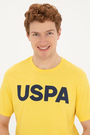 تیشرت زرد مردانه رگولار U.S. Polo Assn. - کد 854044151