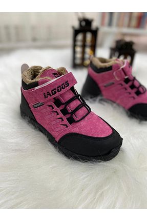 بوت / نیم بوت صورتی بچه گانه چرم مصنوعی NevaYy collection - کد 862923614