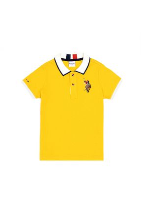 پولوشرت زرد بچه گانه پارچه U.S. Polo Assn. - کد 846120208