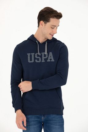 سوئیشرت سرمه ای مردانه ساده U.S. Polo Assn. - کد 834786574