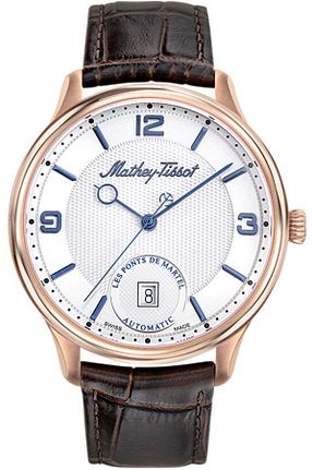 ساعت مچی قهوه ای مردانه 43 میلی متر Mathey-Tissot - کد 411476574
