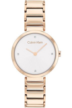 ساعت مچی طلائی زنانه 26-30 میلی متر Calvin Klein - کد 658690353