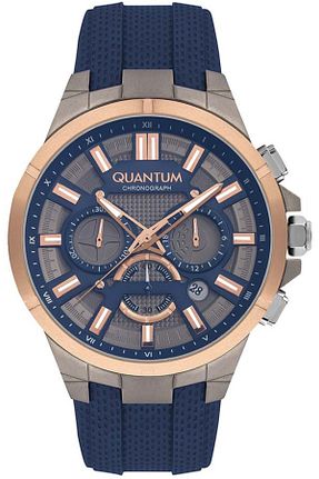 ساعت مچی سرمه ای مردانه 45 میلی متر Quantum - کد 330448475