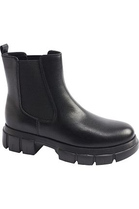 بوت / نیم بوت مشکی زنانه پاشنه تخت Catwalk - کد 52649751