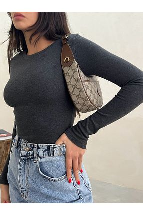 بادی طوسی زنانه یقه دوچرخه coaksco - کد 862985953