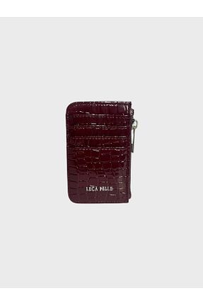 جا کارتی زرشکی زنانه ابعاد کوچک LECA PELLE - کد 863083353