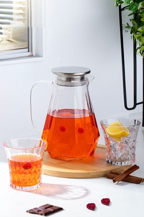 لیوان نارنجی شیشه Porsima - کد 860214543