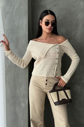 پلیور طوسی زنانه ساده ZB Moda - کد 863088630