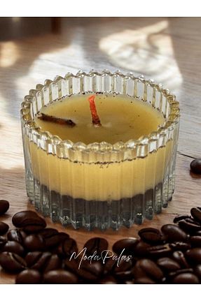 شمع قهوه ای 1 پارچه Shal&Shal - کد 843004614