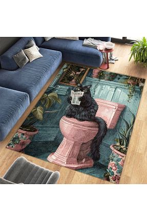 فرش رنگی قابل شستشو Rugs Modern Halı - کد 863107956