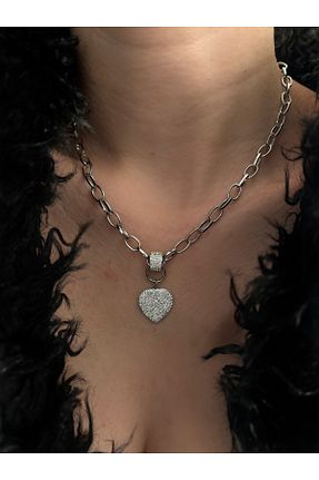 گردنبند استیل ( فولاد ) زنانه استیل (فولاد) GODDESS GLOW - کد 863115166