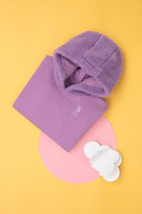 سوئیشرت بنفش بچه گانه ساده U.S. Polo Assn. - کد 834561949