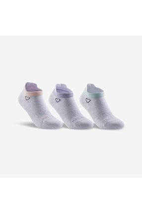 جوراب اسپرت طوسی بچه گانه پلی آمید Decathlon - کد 316135124