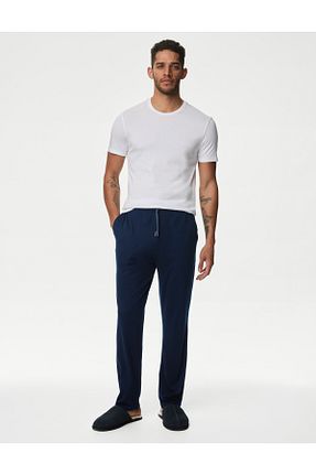 پائین تنه راحتی سرمه ای مردانه پنبه ای Marks & Spencer - کد 852940706