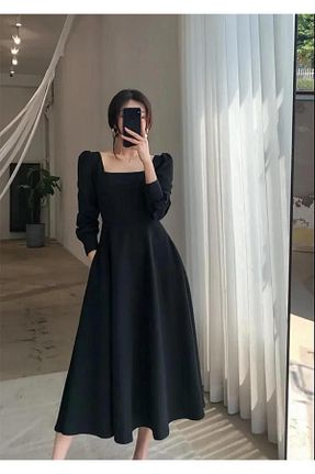 لباس مجلسی و فارغ التحصیلی مشکی زنانه لیکرا Styling Park - کد 863132421