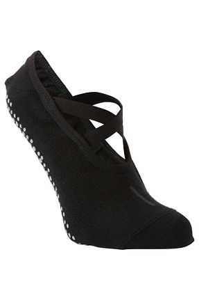 جوراب اسپرت مشکی زنانه پنبه ای Decathlon - کد 302734062