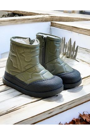 بوت / نیم بوت سبز بچه گانه چرم خالص HAPPY WALK - کد 863144584