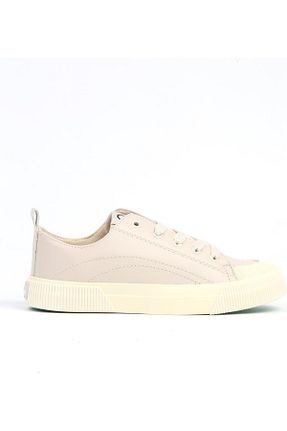 کفش اسنیکر بژ زنانه بند دار United Colors of Benetton - کد 863158265