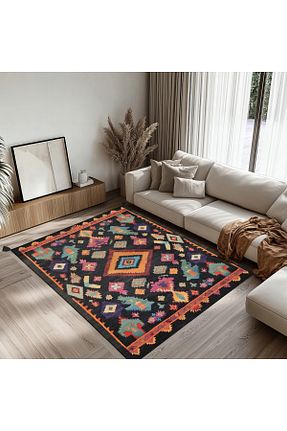 فرش رنگی قابل شستشو Rugs Modern Halı - کد 863170092