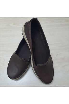 بابت قهوه ای زنانه چرم خالص KAPAR - کد 863205342