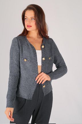 رویه طوسی زنانه پنبه ای FACETTE - کد 863210127