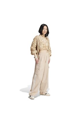 شلوار کرمگن بژ زنانه رگولار adidas - کد 841569155