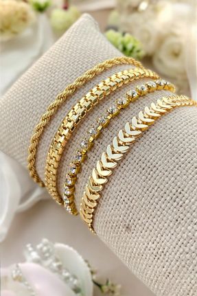 دستبند جواهر زنانه زیرکن TAKIPORT - کد 811434671