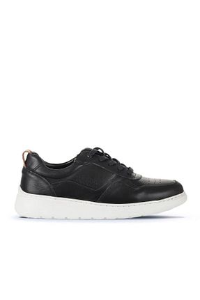 کفش اسنیکر مشکی مردانه چرم اصل Bueno Shoes - کد 847382105
