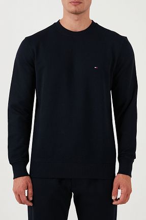 سوئیشرت سرمه ای مردانه چاپی Tommy Hilfiger - کد 863267063