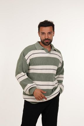 پلیور سبز مردانه رگولار SCSARVİN - کد 863316486