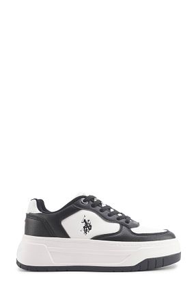 کفش اسنیکر سفید زنانه بند دار U.S. Polo Assn. - کد 863276538